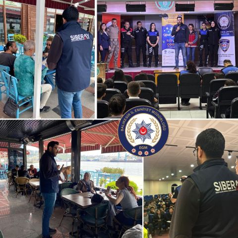 Balıkesir'de Siber Bilgilendirme Yapıldı